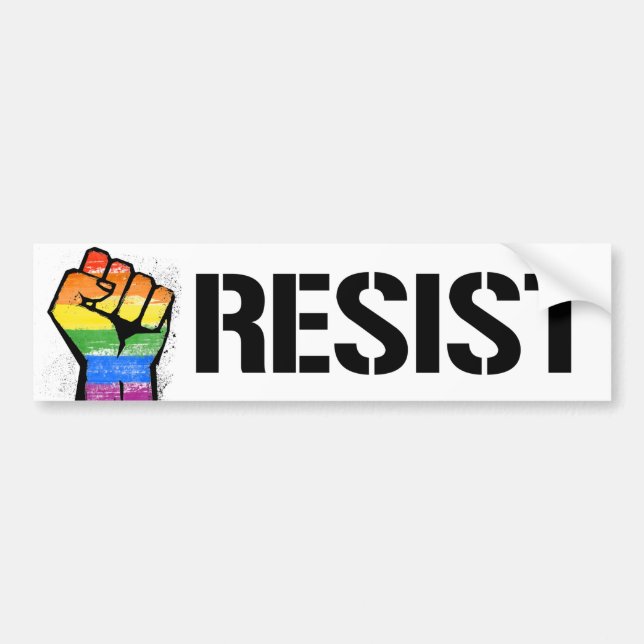LGBTQ+-Aktivismus Autoaufkleber (Vorne)