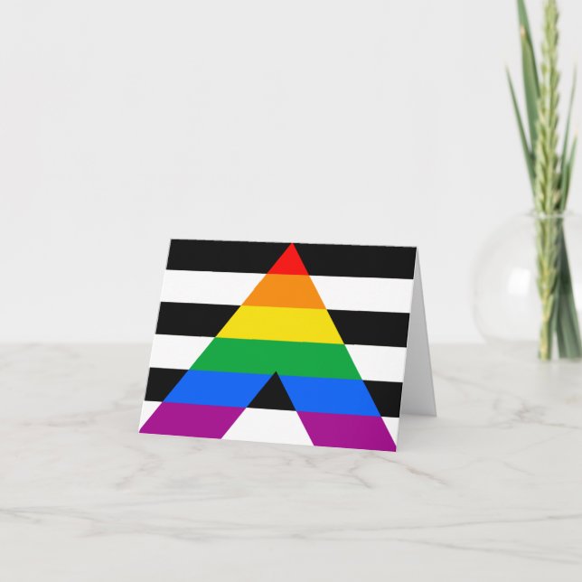 LGBTQ+-Alleinflagge Ankündigung (Vorderseite)