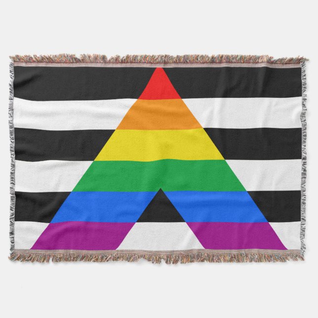 LGBTQ+-Alleinflagge Decke (Vorderseite)