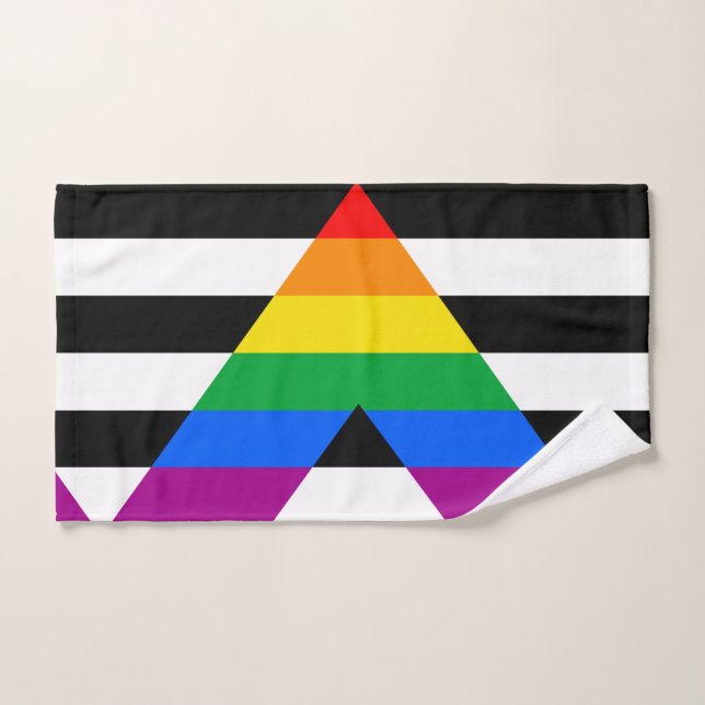 LGBTQ+-Alleinflagge Handtuch (Handtuch)