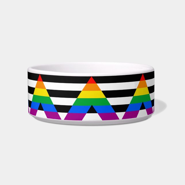 LGBTQ+-Alleinflagge Napf (Vorderseite)