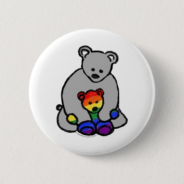 LGBTQ+-Alliga Button (Vorderseite)