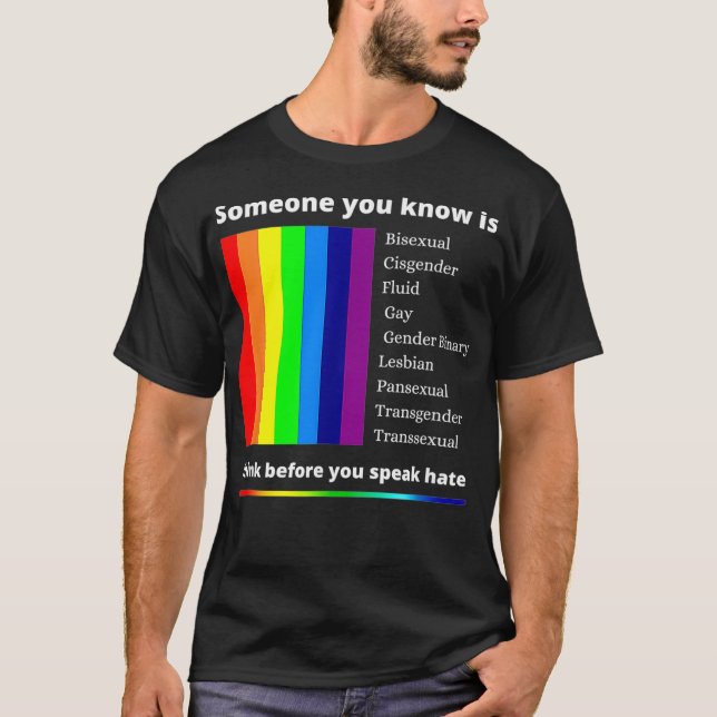 LGBTQ ALLY GAY PRIDE SHIRT RAINBOW FLAG PRIDE 2021 (Vorderseite)