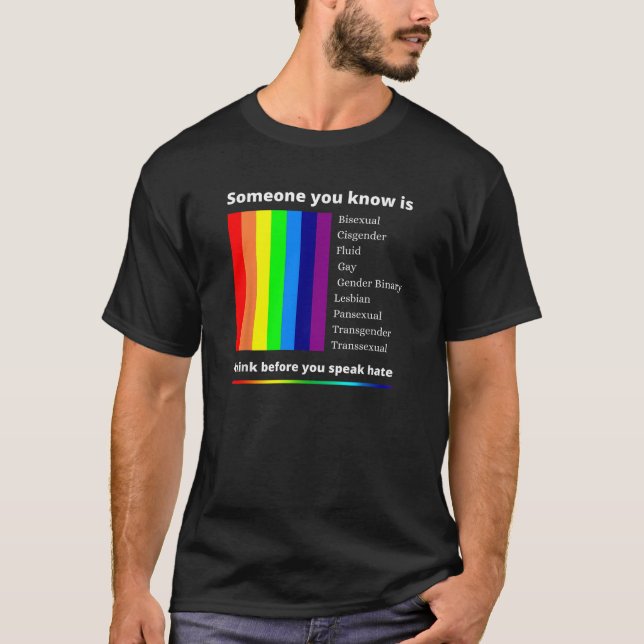 LGBTQ ALLY GAY PRIDE SHIRT RAINBOW FLAG PRIDE 2023 (Vorderseite)
