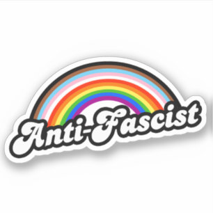 LGBTQ+ Antifaschist Aufkleber