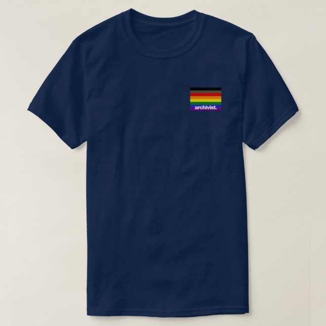 LGBTQ Archivistraining T-Shirt (Design vorne)