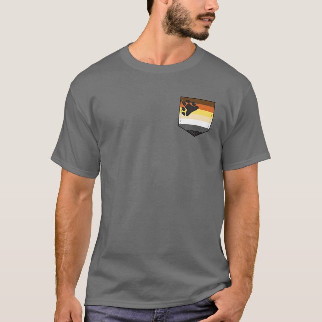 LGBTQ-Bärenfeldröhre - LGBTQIA-Bär T-Shirt (Vorderseite)