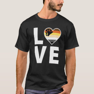 Lgbtq Bärenflagge Herz Lgbtqia+ Liebe Bär T-Shirt