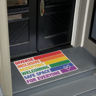 LGBTQ-Begrüßungsmatte - LGBT Doormat - Niedlich  Fußmatte