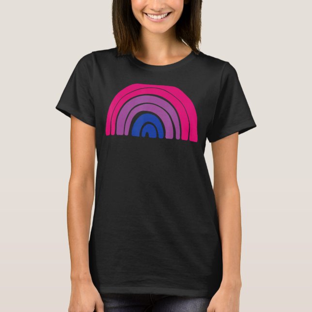 Lgbtq Bisexual Pride Flag Lgbtqia+ Regenbogen Bise T-Shirt (Vorderseite)