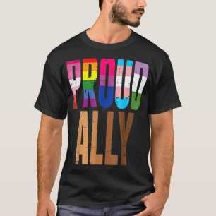 Lgbtq Black Pride Proud Ally Lesbian Gay Bi Trans T-Shirt