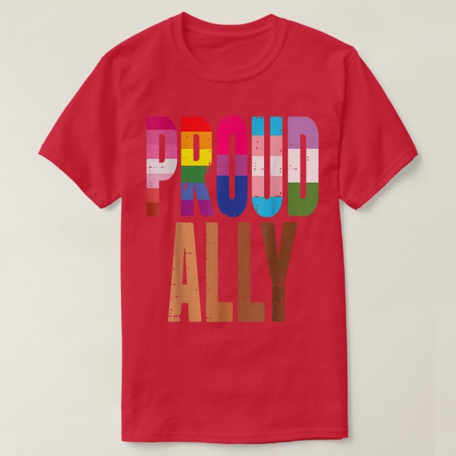 LGBTQ Black Pride Stolz Ally Lesbian Gay Bi Trans  T-Shirt (Design vorne)