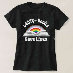 LGBTQ+-Bücher Rettete Leben T-Shirt
