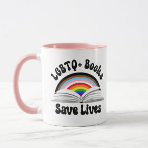 LGBTQ+-Bücher Rettete Leben Tasse