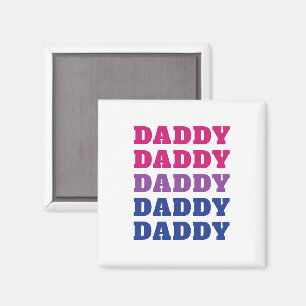 LGBTQ Daddy Bisexual Pride Vater Vatertag Magnet