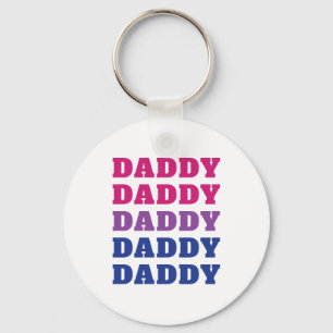 LGBTQ Daddy Bisexual Pride Vater Vatertag Schlüsselanhänger