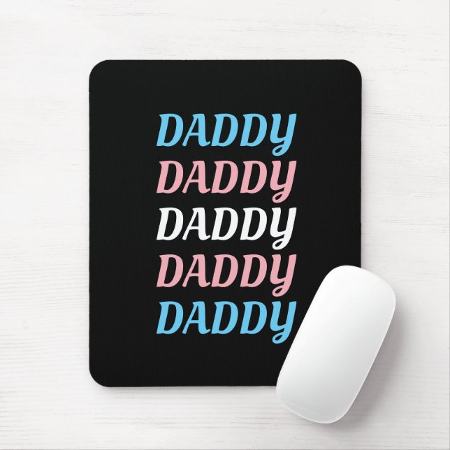 LGBTQ Daddy Transgender Pride Vater Vatertag Mousepad (Mit Mouse)