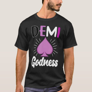 LGBTQ Demisexuell Flagge Demi Göttin Ace Stolz Ase T-Shirt