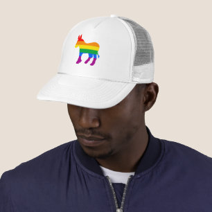 LGBTQ-Demokrat-Pride Truckerkappe