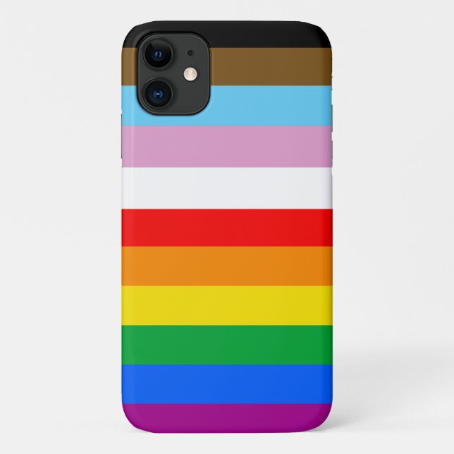 LGBTQ+ EINSCHLIESSENDE PRIDE-FLAGGE Case-Mate iPhone HÜLLE (Rückseite)