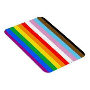 LGBTQ+ EINSCHLIESSENDE PRIDE-FLAGGE MAGNET