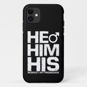LGBTQ Er Ihn Seine Respektiert Meine Geschlechtspr Case-Mate iPhone Hülle