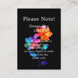 🌈 LGBTQ Erwachsene NUR Petals & Pride Begleitkarte