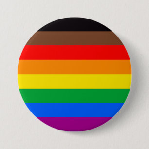 LGBTQ-Flag (8 Streifen) Button