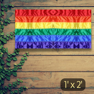 LGBTQ-Flag für lebendige Gay Pride-Rainbow-Fahne Banner