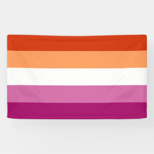 LGBTQ-Flag für Lesben Banner