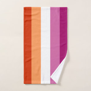 LGBTQ-Flag für Lesben Handtuch