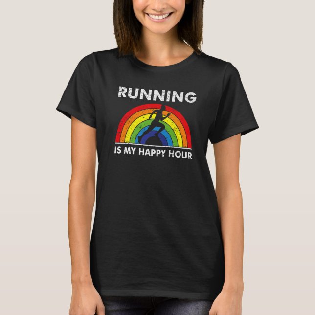 LGBTQ-Flag-Gay Pride-Farben für Regenbogen-Runne T-Shirt (Vorderseite)