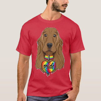 LGBTQ Flag I Gay Pride Flag I Cocker Spanisch  T-Shirt