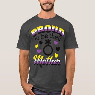 LGBTQ-Flag "No Gender Pa" für die Mama "Non Binary T-Shirt