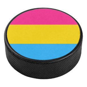 LGBTQ-Flag Pansexual Prilag Eishockey Puck