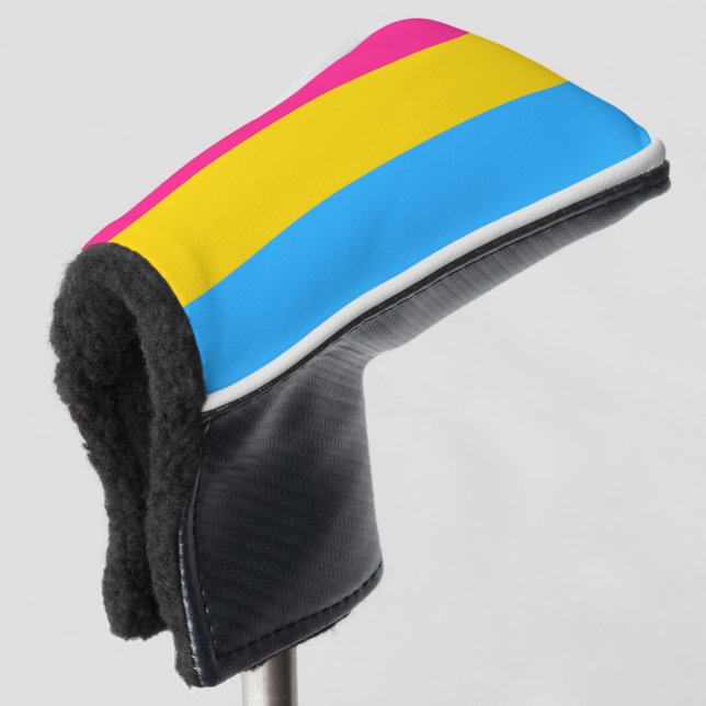 LGBTQ-Flag Pansexual Prilag Golf Headcover (3/4 Vorderseite)