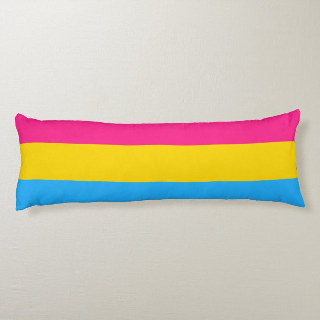 LGBTQ-Flag Pansexual Prilag Seitenschläferkissen (Rückseite)