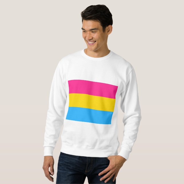 LGBTQ-Flag Pansexual Prilag Sweatshirt (Vorne ganz)