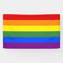 LGBTQ-Flag-Regenbogenstreifen Banner