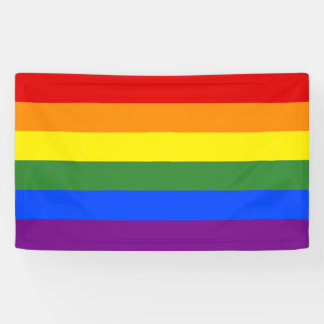 LGBTQ-Flag-Regenbogenstreifen Banner