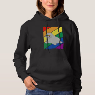 Lgbtq-Flagge Gay Pride Monat Regenbogen Walross Lg Hoodie
