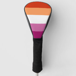 LGBTQ+ Flaggenstreifen für Lesben - Golf Headcover
