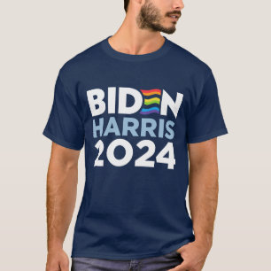 LGBTQ For Biden Harris 2024 T-Shirt