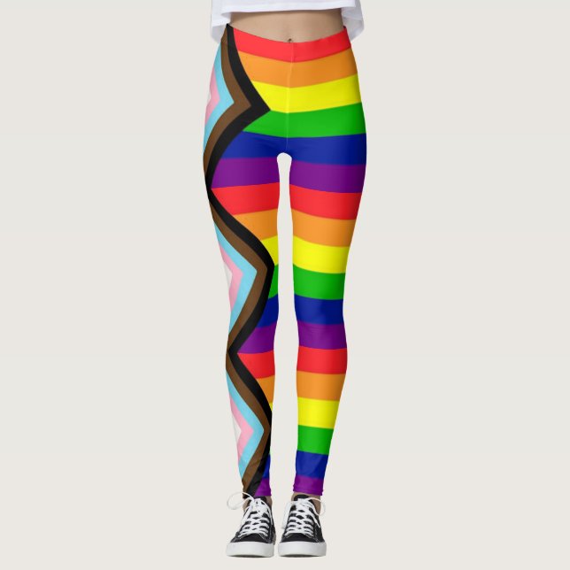 LGBTQ+ Fortgeschrittenenentwicklung Leggings (Vorderseite)