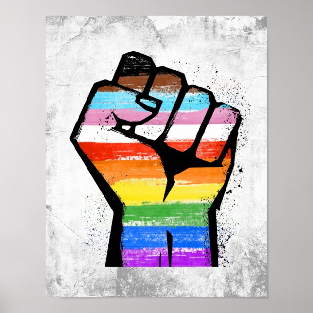 LGBTQ-FORTSCHRITT ERSTE POSTER (Vorne)
