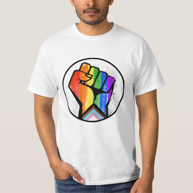 LGBTQ-FORTSCHRITTE T-Shirt (Vorderseite)