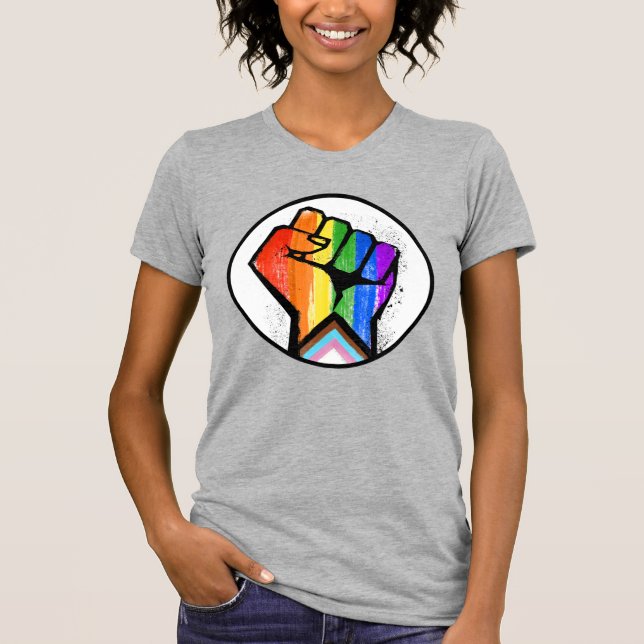 LGBTQ-FORTSCHRITTE T-Shirt (Vorderseite)