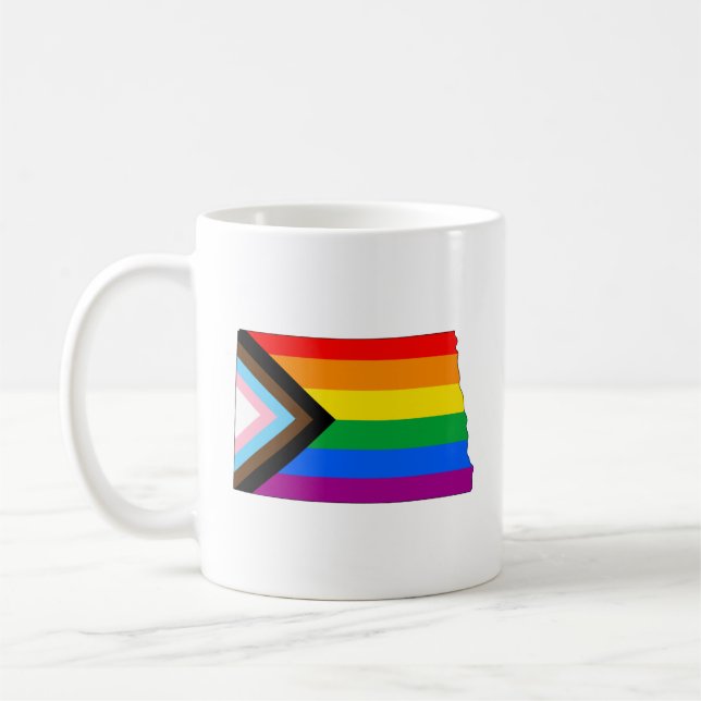 LGBTQ-Fortschrittspreis für den Staatsstolz North  Kaffeetasse (Links)