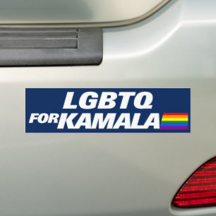 LGBTQ für Kamala Harris 2024 Autoaufkleber