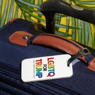 LGBTQ FÜR TRUMP GAY LESBIAN FÜR TRUMP 2024 GEPÄCKANHÄNGER